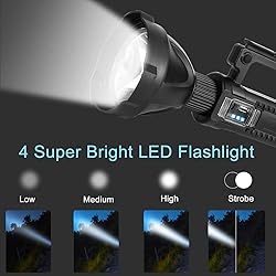 Foleto Rechargeable LED Spotlight Flashlights