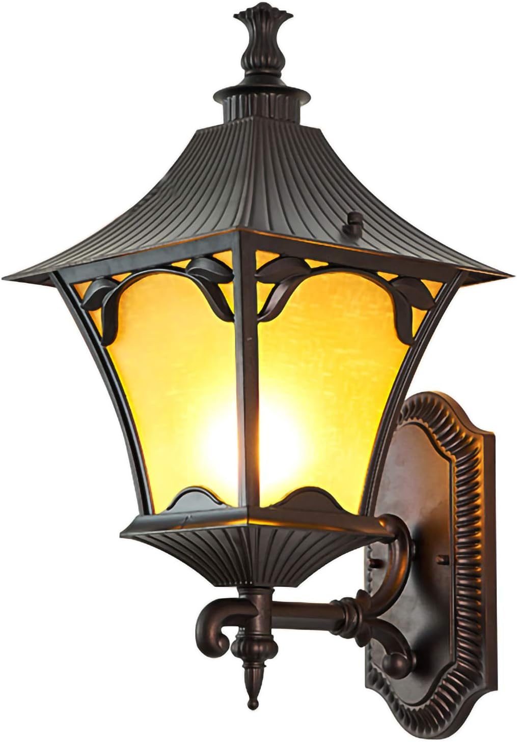 Black Outdoor Wall Light Waterproof Vintage