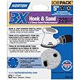 Norton 07660704038 Hook and Loop Sanding Discs, 5", 220 Grit
