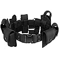 KDKDXV 10 in 1 Police Utility Belt Tactical Security Guard Duty Belt Versatile Military Modular Equipment System Molded Duty Belt Set for Law Enforcement
