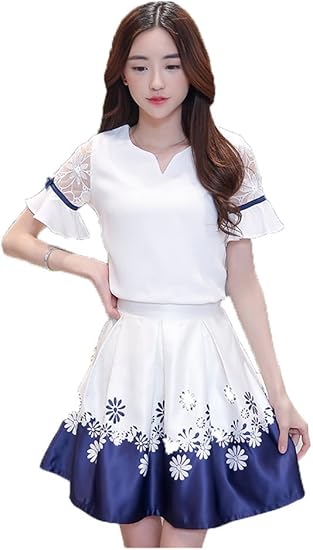 Amazon Co Jp カッコウカッコウ鳥服飾店 白 ワンピース パーティー 上品 レディース スリム リトル ドレス シンプル ドレス 可愛い お出かけ レディース ワンピース プリンセス ワンピース 通勤 デート 入学式 プレゼント 上下２点セット C274 服 ファッション小物