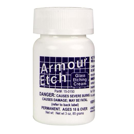 Armour Etch 2.8 Oz Etch Cream Arts, Crafts & Sewing