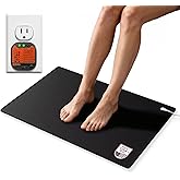 LifeZoom Grounding Mat for Better Sleep, Enhanced Comfort, Daily Balance and Wellness, Grounding Pad for Bed, Feet and Desk, Use at Home or Office, Premium Non-Slip Earthing Mat with 15ft Cord