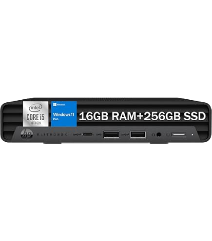 Amazon.com: HP EliteDesk 800 G6 Mini Computer Desktop PC, Intel