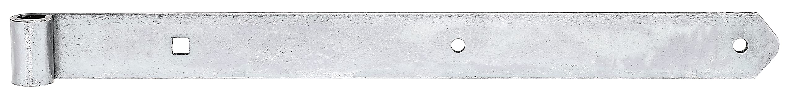 Strap Hinge Straight with Rounded End Rolle 16 mm / 500 x 45 mm / 1 STK. galvanisch Gelb verzinkt