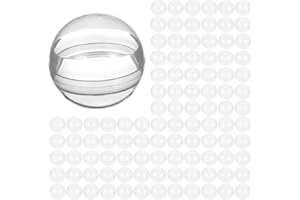 120Pcs 32mm Small Round Capsules, Claw Vending Machine Empty Round Clear Capsules, Gumball Machine Container, Fillable Balls 