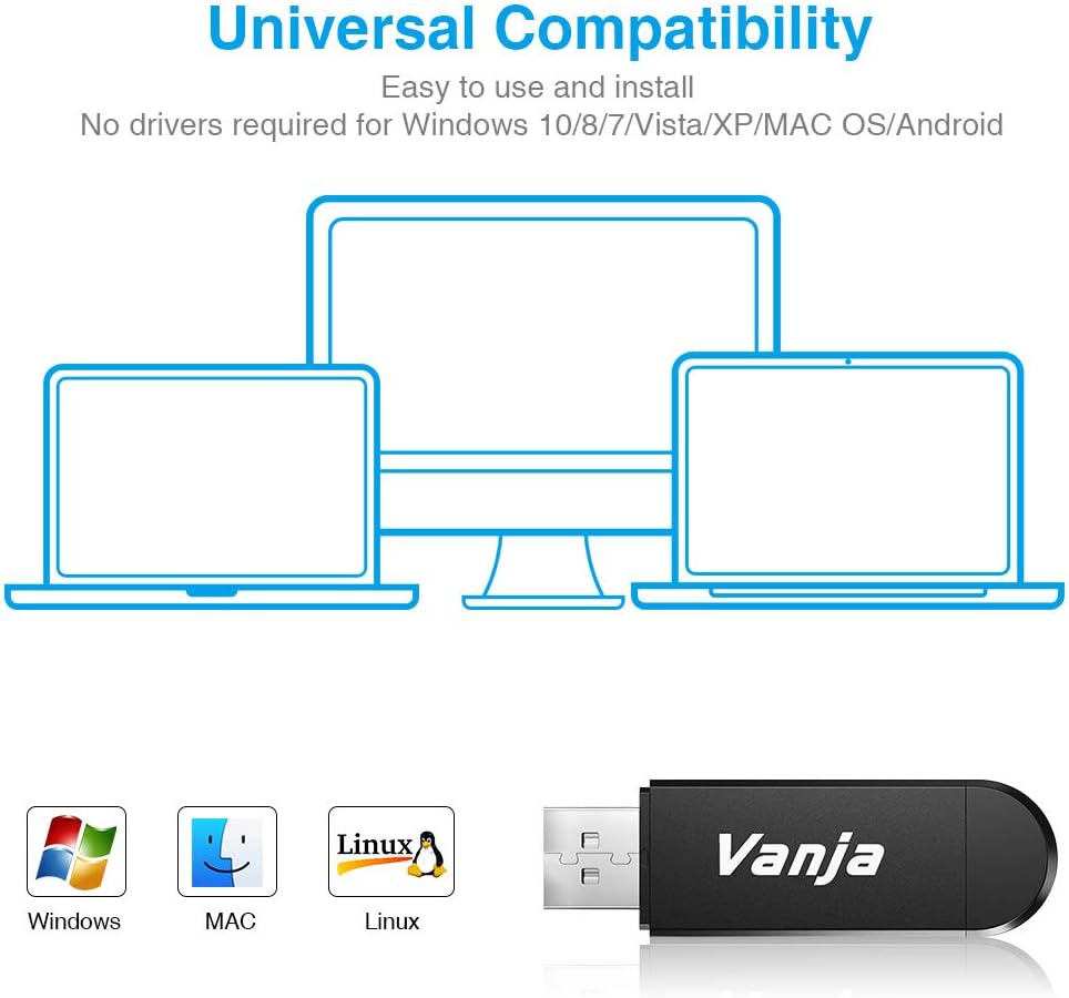 Vanja Micro USB OTG Adapter and USB 2.0 Portable Memory Card Reader for SDXC, SDHC, SD, MMC, RS-MMC, Micro SDXC, Micro SD, Micro SDHC Card and UHS-I Card: Computers & Accessories