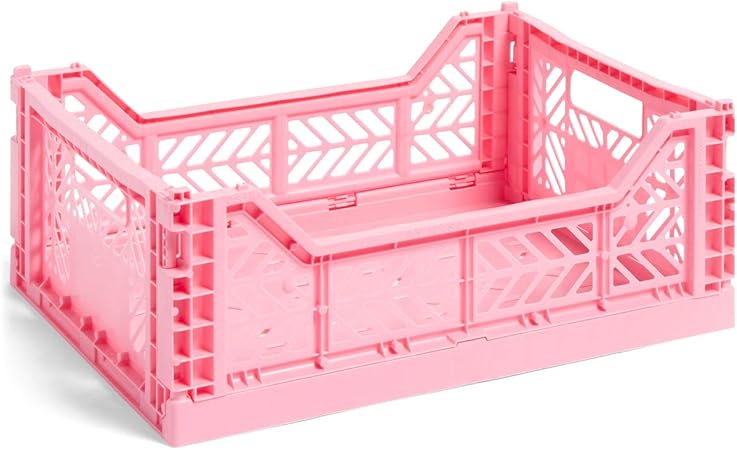 Hay Colour Crate M - Caja de Transporte, Color Rosa: Amazon.es: Hogar