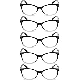 5 Pack One Power Auto focus Reading Glasses Readers, Dial Vision Auto Adjust Eye Glasses Flex Clear Focus Optic .5-2.5x Strength