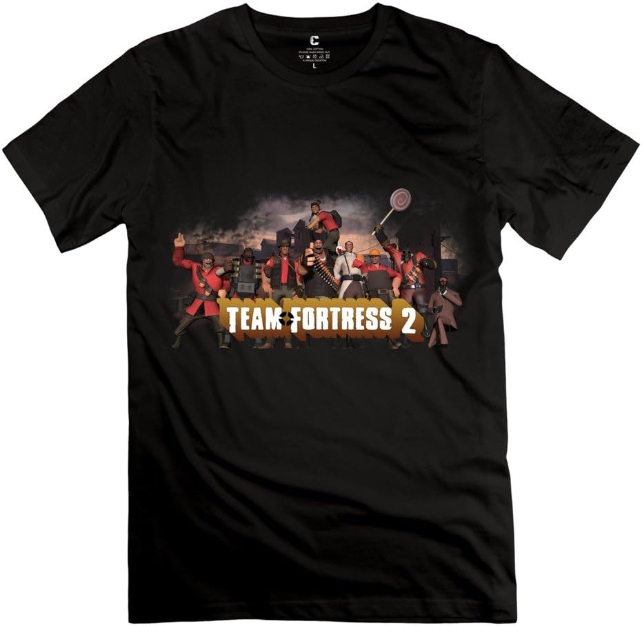 pat11cia Team Fortress 2 Hot Topic 100% Cotton T Shirt for Guys