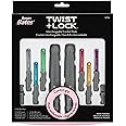 Susan Bates Twist + Lock Deluxe Interchangeable Crochet Hook Set-Sizes F5/3.75mm to K10.5/6.5mm