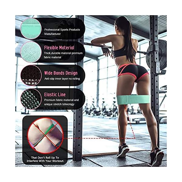 ADY-Fabric-Hip-Bands-3-Pack-Set-Wide-Non-Slip-Stretch-Resistance-Bands-for-Legs-and-Butt-Perfect-Glute-Core-Booty-Bands-Workout-Exercises-and-Carry-Bag-Included ADY Fabric Hip Bands 3 Pack Set. Wide, Non-Slip, Stretch, Resistance Bands for Legs and Butt. Perfect Glute, Core, Booty…