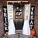 OurWarm Halloween Decorations Outdoor - Trick or Treat Door Set, Halloween Hanging Sign for Front Door or Indoor Home Décor