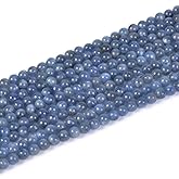 Natural Gemstone Kyanite 4mm Round Loose Beads 16 Inch
