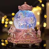 LOVE FOR YOU Color Lights Unicorn Music Box Carousal Ballet Horse Gift view 8