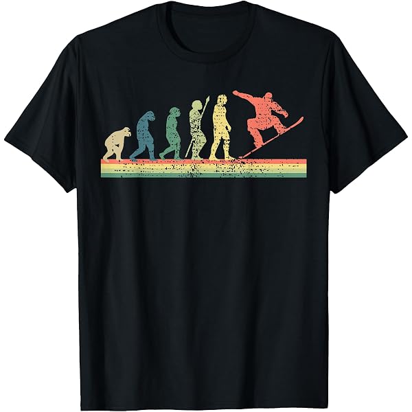 T-shirt Homme Snowboarder - Marque Fruit Of The Loom - Neuf Sans étiquettes - Style Décontracté