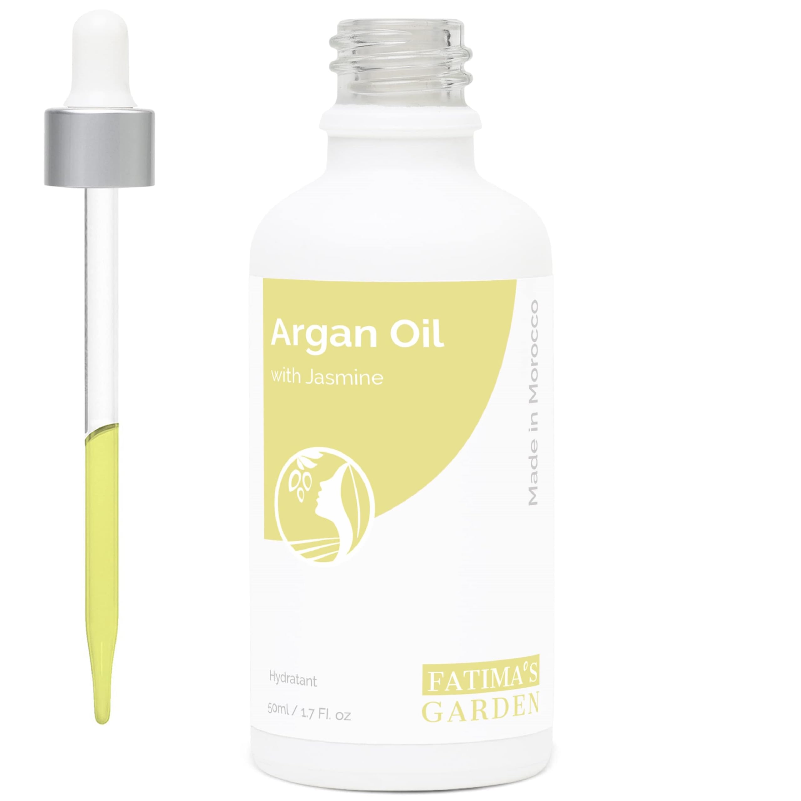 Fatima's Garden Argan Oil with Jasmine - Natural Moisturizer, 50ml