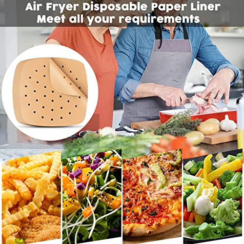 LOMSIOY Perforated Parchment Air Fryer Disposable Paper, Baking Paper