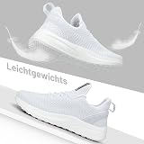 Feethit Womens Trainers Breathable Running Lightweight White 5.5 view 3