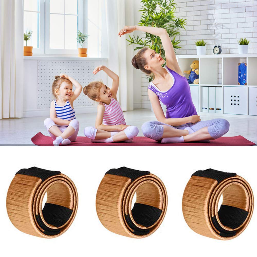Magic Bun Makers, LHAAAYF Professional Hair Bun Maker-Donut Hair- Perfect Hair Bun Maker-Ballet Bun Maker-Easy Bun Hair Tool-Kids Ballerina Bun-Shaper Bun Hair Tool, Light Coffee: Beauty