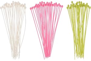 FRCOLOR Hair Roller Pins 90pcs Plastic Brush Roller Pick Perm Needle Barber's Special Hairdressing Tool for Hair Curling Styling Accessories