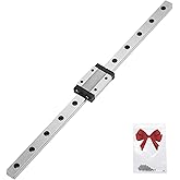 MGN12H Mini Linear Rail Guide,300mm Linear Sliding Gide with MGN12H Carriage Block for DIY 3D Printer and CNC Machine