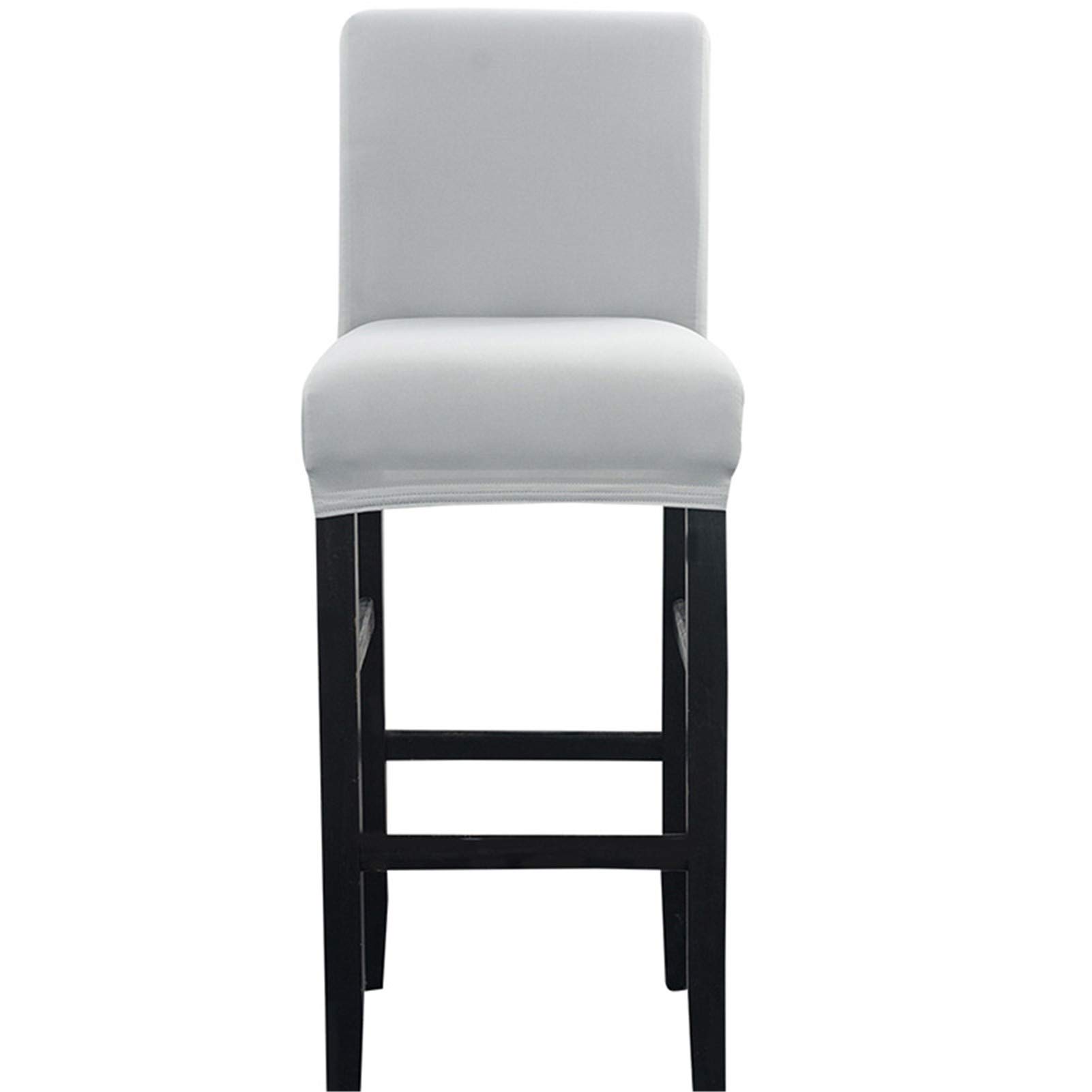 Zerci - Bar Stool Chair Cover, Elastic Seat Home Soft Chair Slipcover, Dining Chair Cover (Only Cover,No Chair)