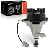 A-Premium Ignition Distributor with Cap and Rotor, 3.3L V6, 6+2 Blade | Compatible with Nissan Frontier 1999-2004, Xterra 2000-2004, Pathfinder 1996-2000, Quest &amp; Infiniti QX4 &amp; Mercury Villager