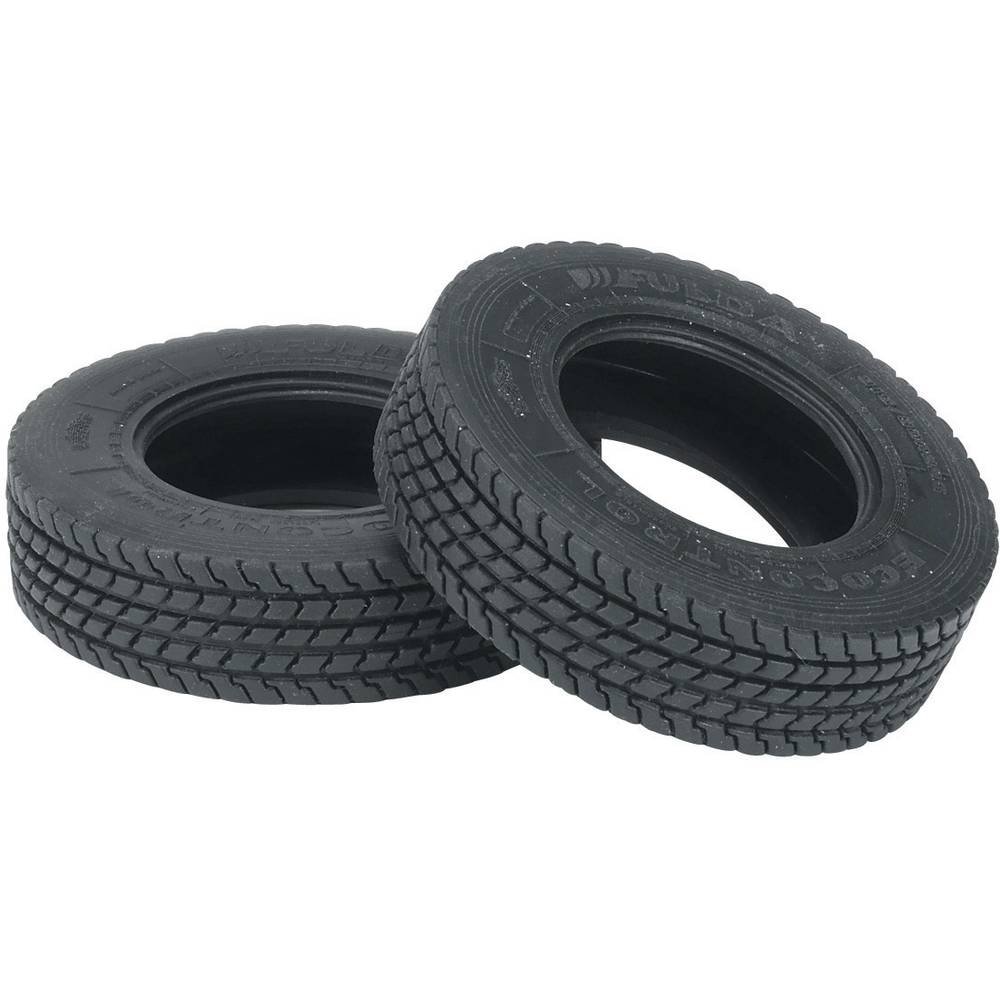 Carson 500907014 1:14 Fulda EcoControl Drive Tyre (2), Black