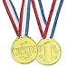 Bowling Party Pack Kid's Favors 120 Piece Bundle (12 Slap Bracelets, 72 Tattoos, 12 Gold Medals, 24 Pencils)