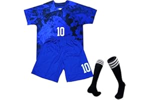 HONCHAN Soccer Jerseys for Boys,PULI-SICS Jersey Football Jersey, T-Shirt Boys Kids Youth Jersey Socks Soccer Shirt Kit Set…