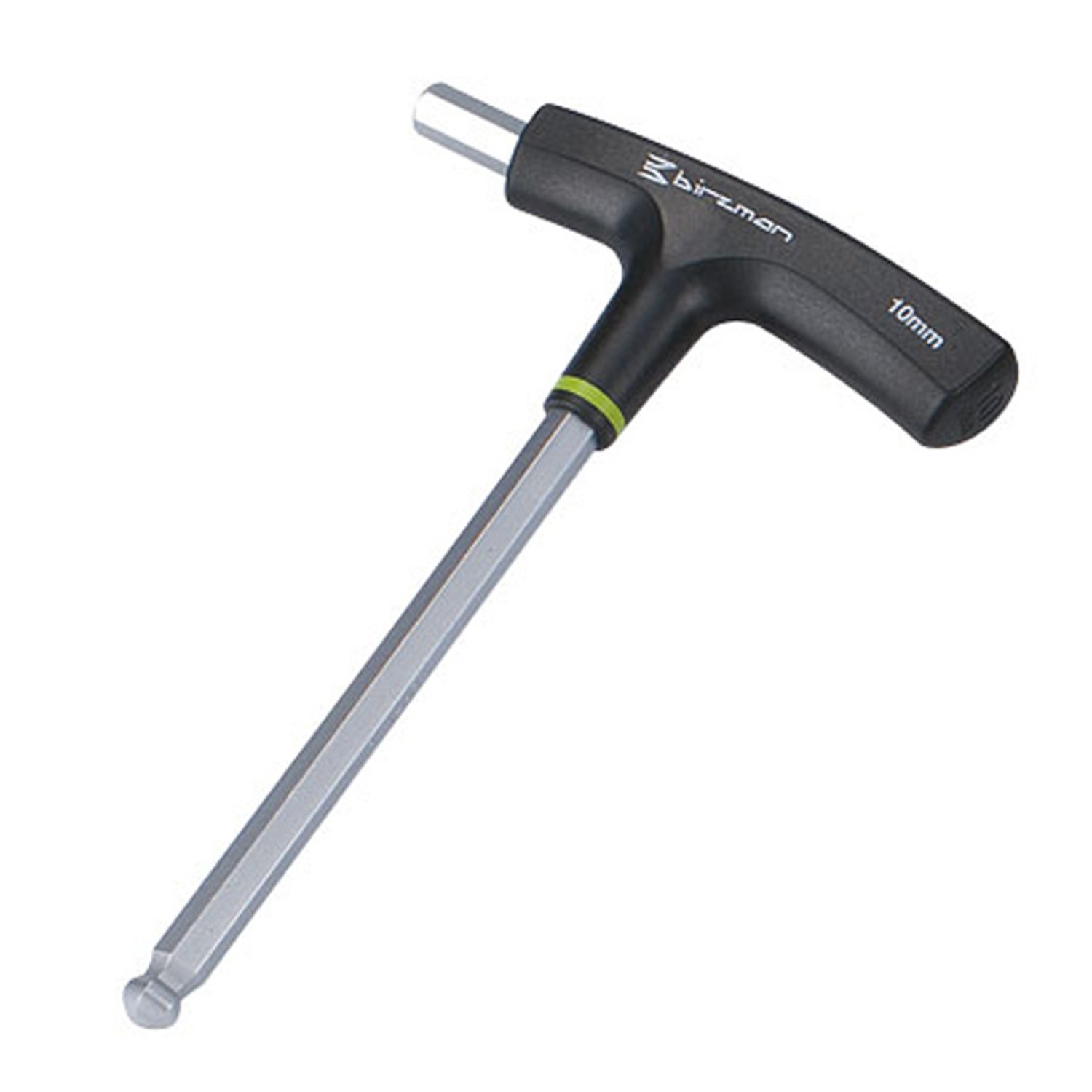 Birzman Unisex's Two Way T Handle Ball Point Hex Key Wrench 10.0mm Tools, Black, One Size