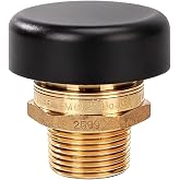 ABBIEMO Vacuum Relief Valve 3/4 Inch Low Profile Water Service | for Water and Heater Tanks Brass Leak Proof