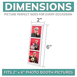 pbf PHOTO BOOTH FRAMES 2x6 Magnetic Picture Frames