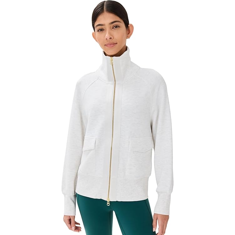 Varley Womens Ebba Half Zip Midlayer Snow White XS One Size at