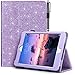 UrbanDrama iPad Mini Case, iPad Mini 2 Case, iPad Mini 3 Case Glitter Sparkly Slim Fit Folio Stand PU Leather Case with Auto Wake, Sleep Feature Luxury Smart Cover Compatible iPad Mini 1, 2, 3, Purple