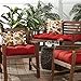 Greendale Home Fashions 20-Inch Indoor/Outdoor Chair Cushion, Salsa