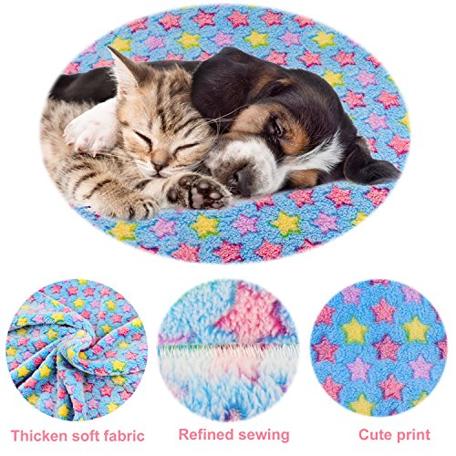 image for Comsmart Puppy Blanket Warm Dog Cat Coral Velvet Blankets Mat Bed Cove