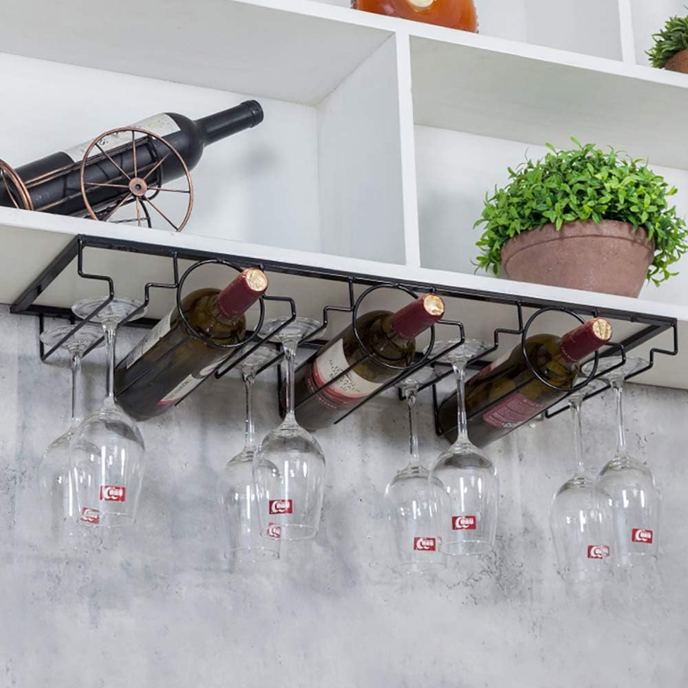 Cabilock Estante de Vino de Encimera 7 Botellas de Vino Soporte de