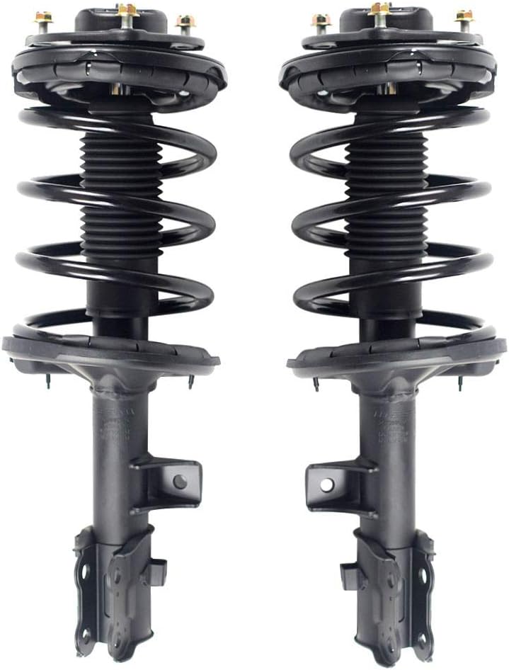 Front Pair Complete Struts Assembly with Spring Suspension Struts