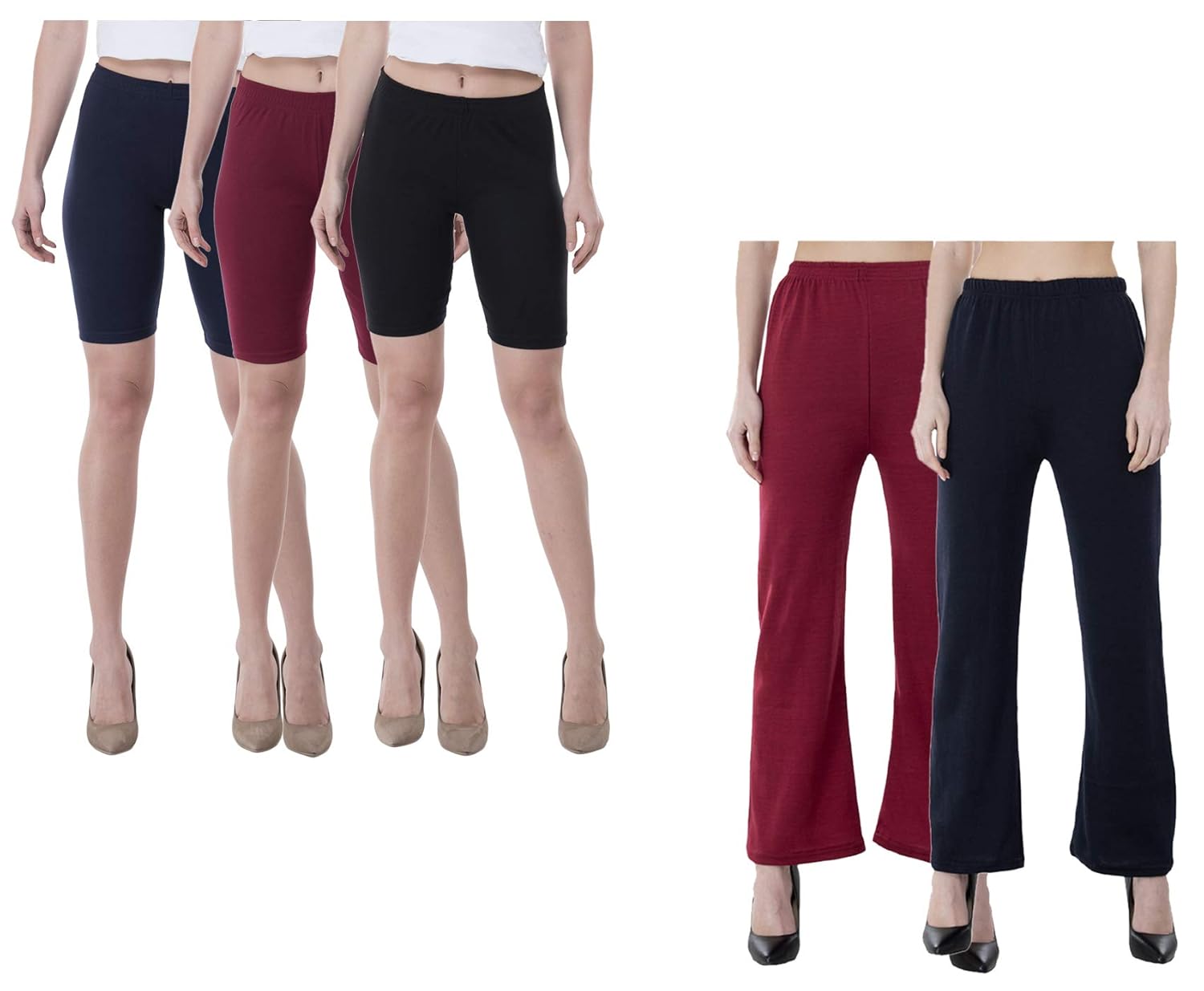 maroon cycling shorts