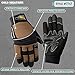 Wells Lamont 7747L 60 g Thinsulate, Synthetic Leather Palm, Men's Hi-Dexterity Winter Gloves, Large, Black
