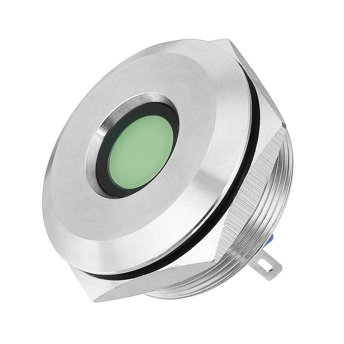 Switches & Relays uxcell LED Indicator Light DC 12V 19mm Red Metal