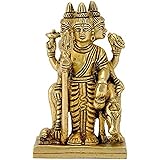 Mohan Jodero Brass Lord Dattatreya Statues for Home Decor