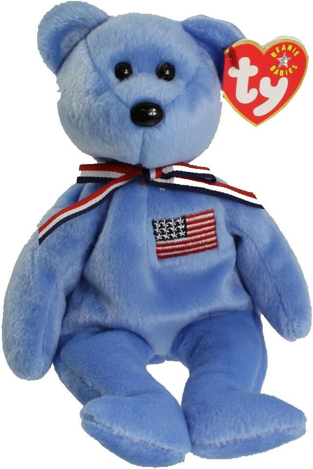 blue bear beanie baby