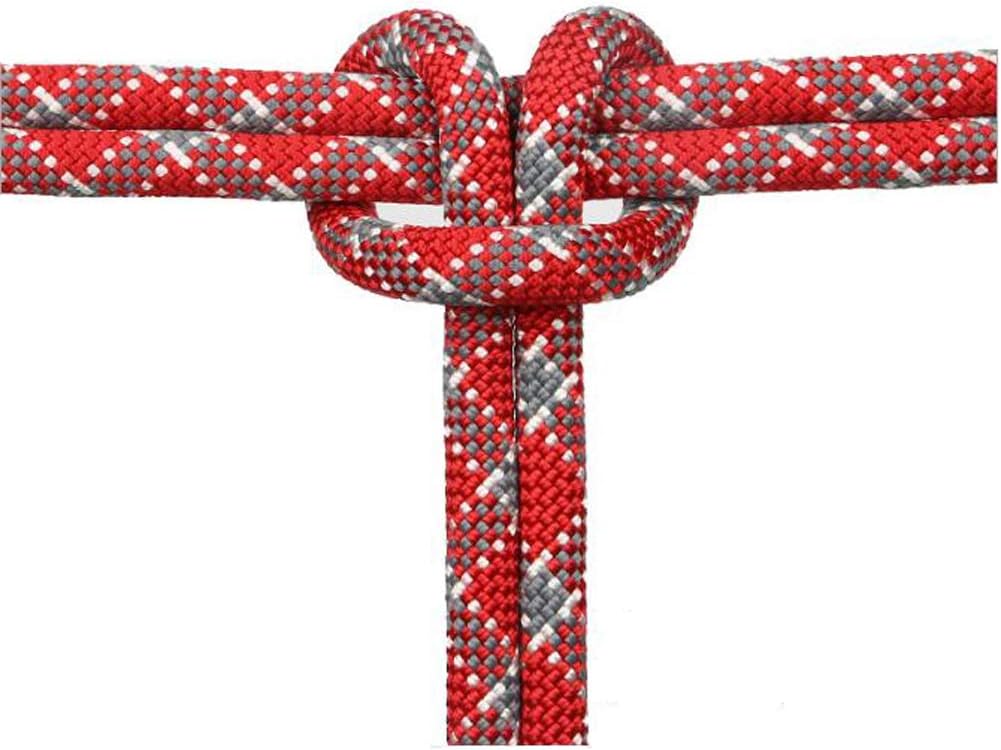 JOKABUN 11-14mm Outdoor Climbing Rope Static Rope Climbing Rope Rappelling Rope Aerial Work Climbing Rope Safety Rope (33ft-164ft)