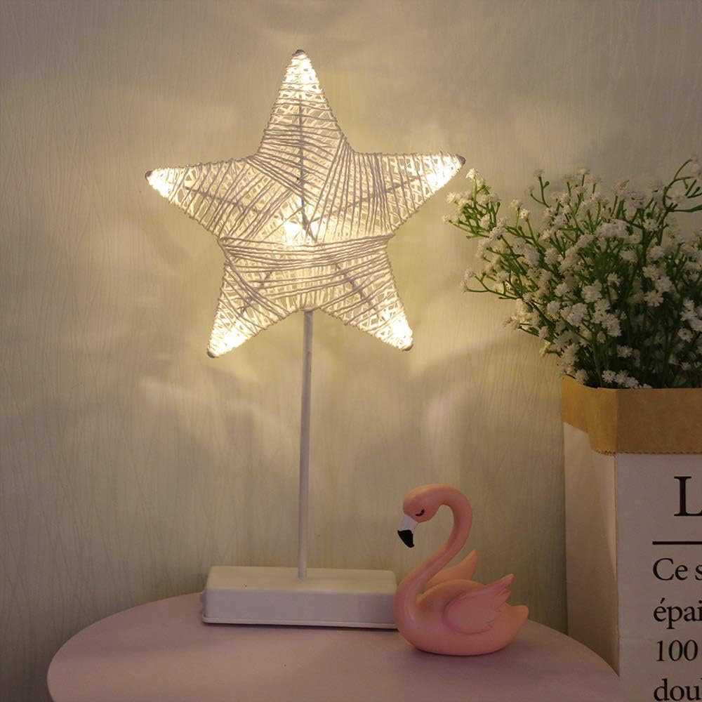 star shaped table lamp