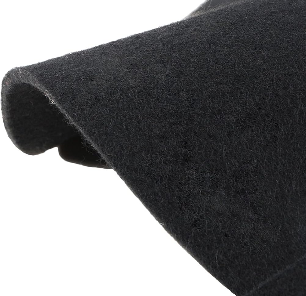 Urban CoCo Women's Foldable Wide Brim Felt Bowler Fedora Floopy Wool Hat (Black) at  Women’s Clothing store