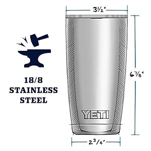 Yeti Rambler 20 Oz Stainless Steel Vacuum Insulated Tumbler W Magslider Lid Camo Color Camo
