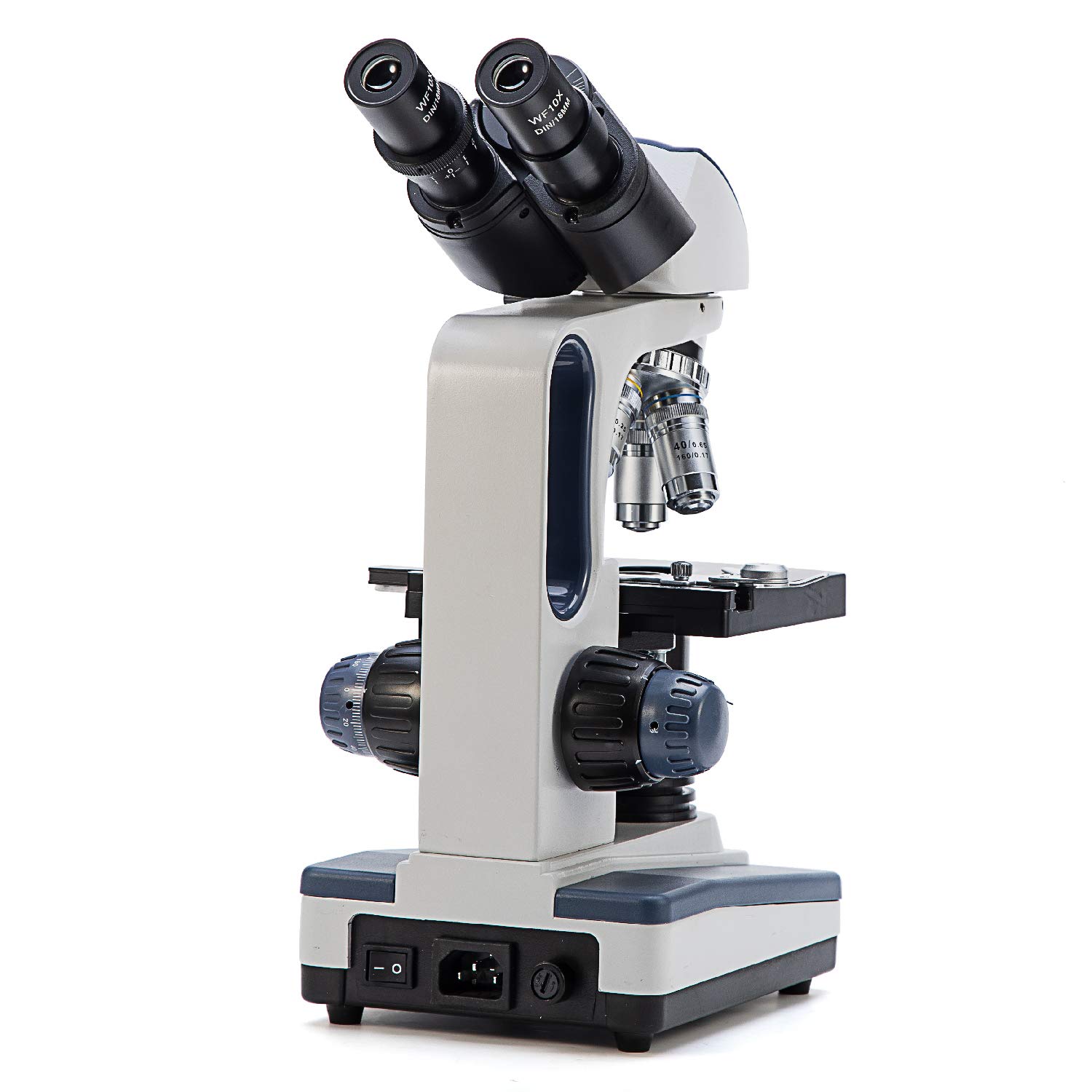 Swift Binocular Microscope SW350B for Adults,40X2500X,Widefield 10X and 25X Eyepieces, LED